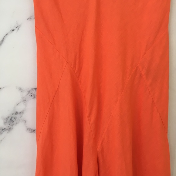 🔥SOLD🔥Ralph Lauren Purple Label Linen Midi Dress - Picture 3 of 8